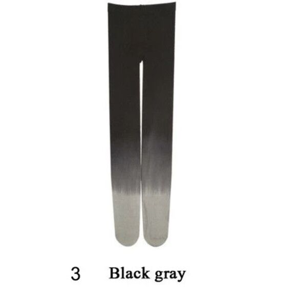 Women Fashion Sexy Black to Gray Nylon Gradient Tights Pantyhose NEW - Picture 3 of 4